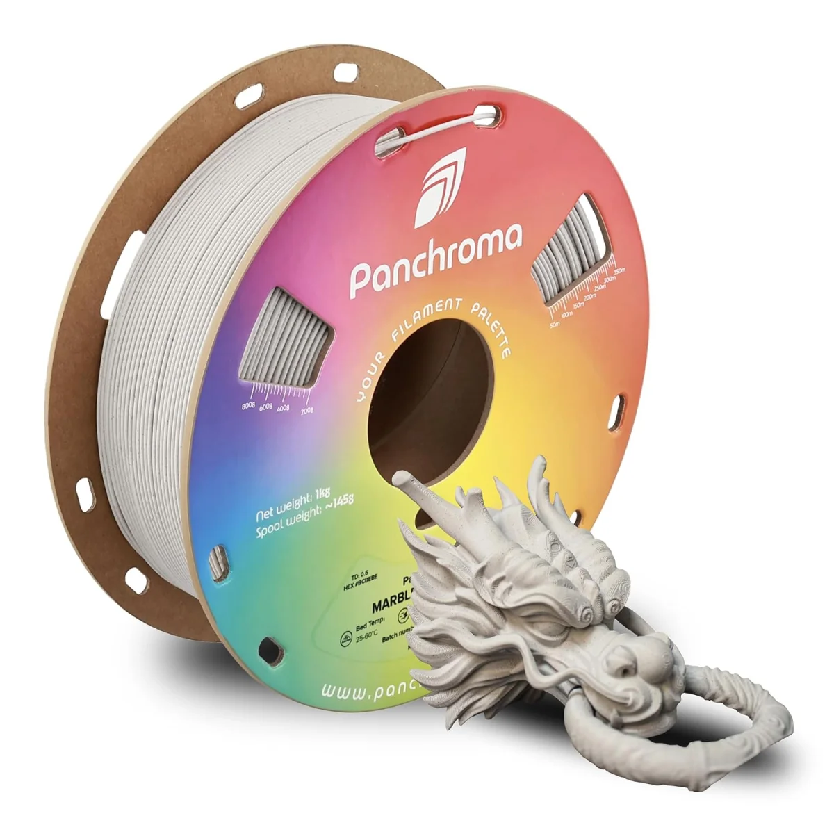 Polymaker Panchroma Matte PLA 1kg, Marble Limestone